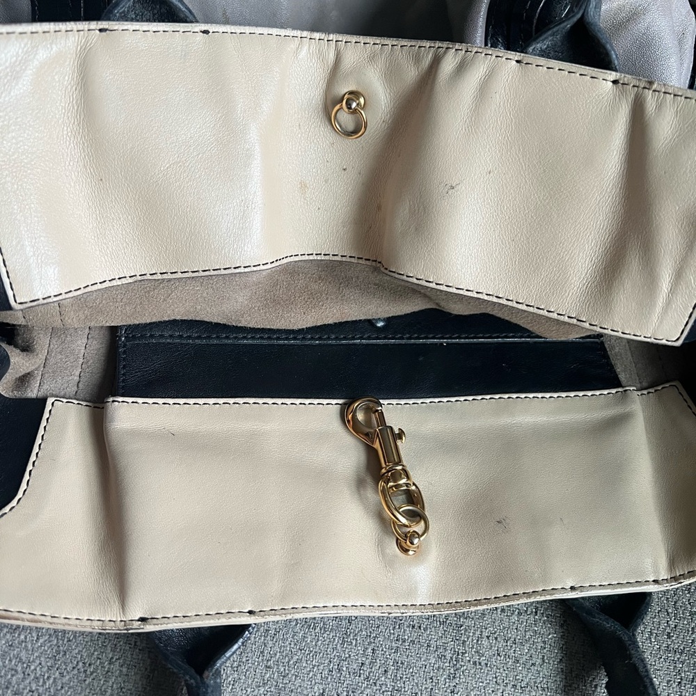 Chloe black and gray color block Allison bag - Picture 12 of 16